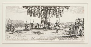 Die großen Elenden des Krieges: Nr. 11 - Der Galgen von Jacques Callot