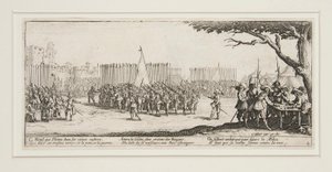 Les grandes misères de la guerre: Nr. 2 - L von Jacques Callot
