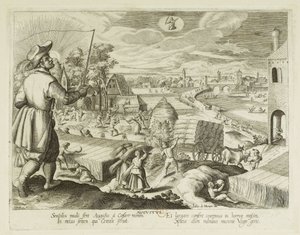 Die Monate. 8, August von Jacques Callot