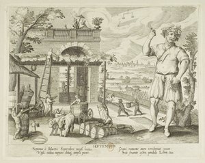 Die Monate. 9, September von Jacques Callot