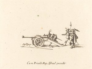 Kanone laden von Jacques Callot