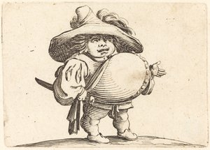 Mann mit dickem Bauch von Jacques Callot