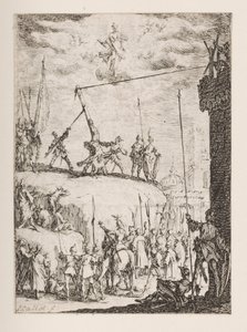 Martyrium des Heiligen Petrus, Nr. 4 aus Das Martyrium der Apostel