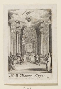 Matthäus der Apostel (Mathiae Appos.) von Jacques Callot
