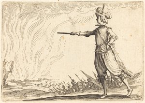 Militärkommandant zu Fuß, ca. 1622 von Jacques Callot