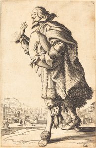 Edelmann mit Filzhut, verbeugend von Jacques Callot