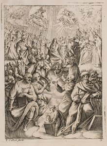 Paradies, aus der Serie „Bilder von Rom“ von Jacques Callot