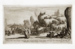 Durchzug der Israeliten durch das Rote Meer von Jacques Callot