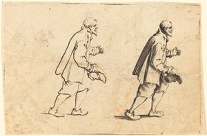Bauer mit Hut in der Hand von Jacques Callot