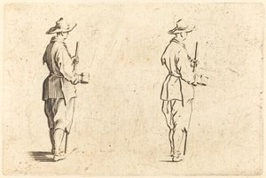 Bauer mit einer Tasse, ca. 1622 von Jacques Callot