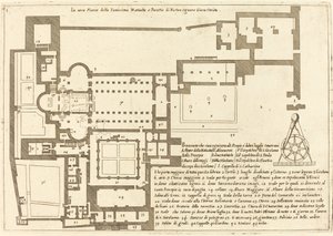 Plan der Kirche der Heiligen Geburt