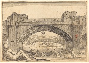 Ponte Vecchio, Florenz von Jacques Callot