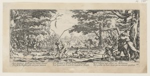 Rache der Bauern, Blatt 17 der Folge "Grauen des Krieges" von Jacques Callot