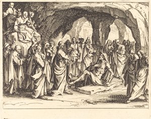 Die Auferweckung des Lazarus von Jacques Callot