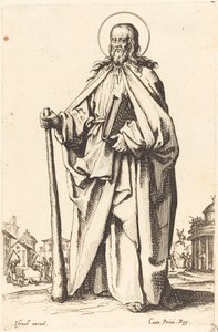 Heiliger Jakobus der Jüngere, veröffentlicht 1631 von Jacques Callot