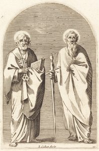 Die Heiligen Petrus und Paulus von Jacques Callot