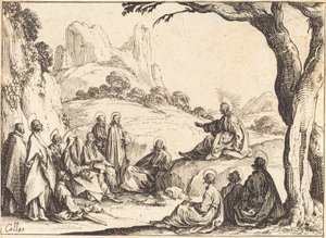 Predigt auf dem Berg von Jacques Callot