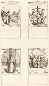 St. Aurea; St. Bartholomäus; St. Ludwig; St. Genesius von Jacques Callot