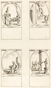 St. Brice; St. Serapion; St. Eugenius; St. Edmund von Jacques Callot