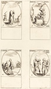 St. Dionysius, Rusticus & Eleutherius, St. Abraham, St. Gereon & Gefährten, Sts. Pro von Jacques Callot