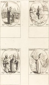 St. Ladislas; Sts. Potamiana und Marcella; Sts. Peter und Paul, Apostel; St. Martial von Jacques Callot