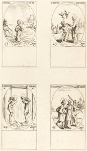 St. Thekla; St. Linus; Sts. Andochius und Thyrsus; St. Kleophas von Jacques Callot