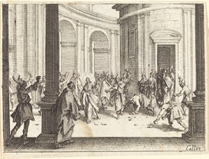 Steinigung Jesu von Jacques Callot