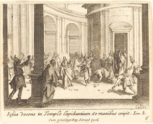 Steinigung Jesu von Jacques Callot