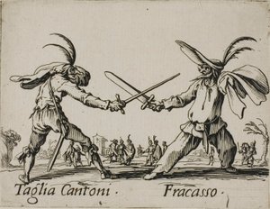 Taglia Cantoni - Fracasso, Platte 24 aus Balli di Sfessania