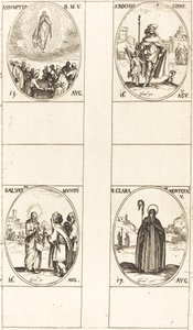 Die Himmelfahrt, St. Rochus, Salvator Mundi, St. Klara von Monte Falco