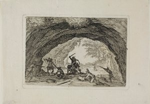 Die Räuberhöhle, aus Die Launen