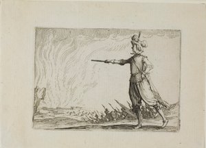 Der Kommandant zu Fuß, aus Die Caprices von Jacques Callot