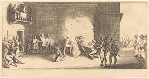 Die Krönung mit Dornen von Jacques Callot