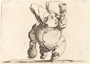 Der Trinker, Vorderansicht von Jacques Callot