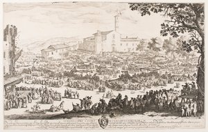 Der Jahrmarkt von L’Impruneta von Jacques Callot