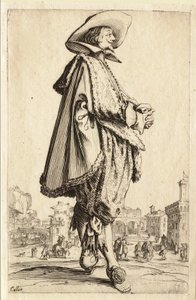 Der Herr mit gefalteten Händen von Jacques Callot