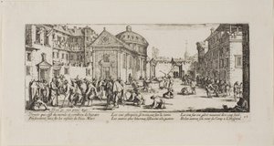Das Krankenhaus, Tafel fünfzehn aus Die Elenden des Krieges