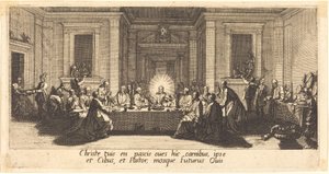 Das letzte Abendmahl von Jacques Callot