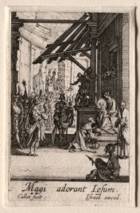 Das Leben der Jungfrau: Die Anbetung der Könige von Jacques Callot