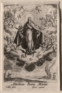 Das Leben der Jungfrau Maria: Die Attribute der Jungfrau Maria von Jacques Callot