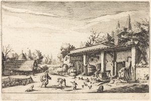Der kleine Bauernhof von Jacques Callot