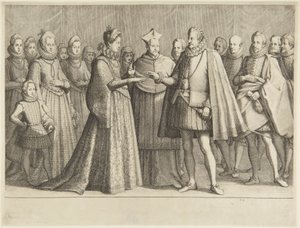 Die Hochzeit von Ferdinand I von Jacques Callot