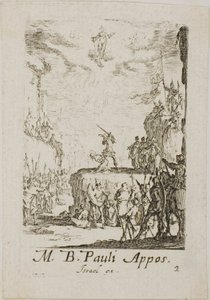 Das Martyrium des Heiligen Paulus, Platte zwei aus Die Martyrien der Apostel
