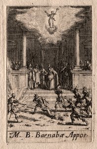 Das Martyrium der Apostel: St. Barnabas