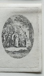 Die Geheimnisse der Passion: Christus gefangen genommen von Jacques Callot