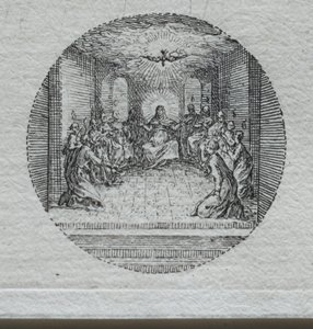 Die Geheimnisse der Passion: Der Abstieg des Heiligen Geistes von Jacques Callot