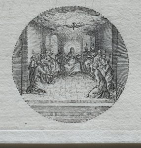 Die Geheimnisse der Passion: Der Abstieg des Heiligen Geistes von Jacques Callot