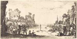 Das Pfeil-Ordal des Heiligen Sebastian, ca. 1632-1633 von Jacques Callot