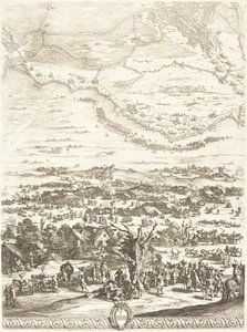 Die Belagerung von Breda [Platte 5 von 6], 1627-1628 von Jacques Callot
