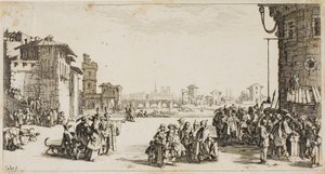 Der Sklavenmarkt von Jacques Callot